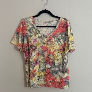 Christopher and Banks floral top